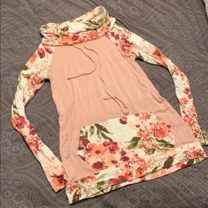 Long sleeve floral shirt